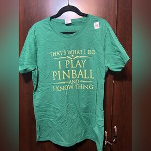 Green Pinball Graphic Kids T-Shirt